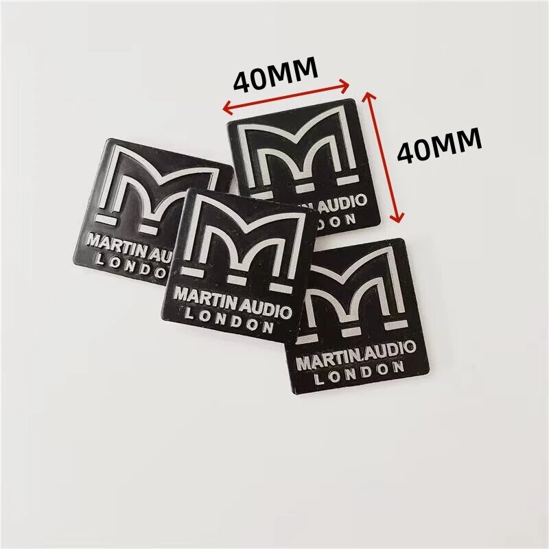 4шт. эмблемы MARTIN AUDIO LONDON 40MM X 40MM