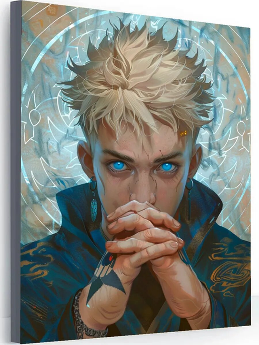 Картина по номерам "Аниме", на холсте на подрамнике, 40 x 50 см