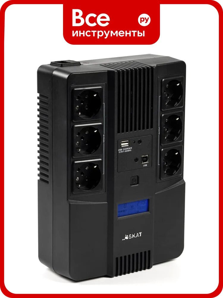 Источник бесперебойного питания SKAT -UPS 800-AID-IN-1x9 8935