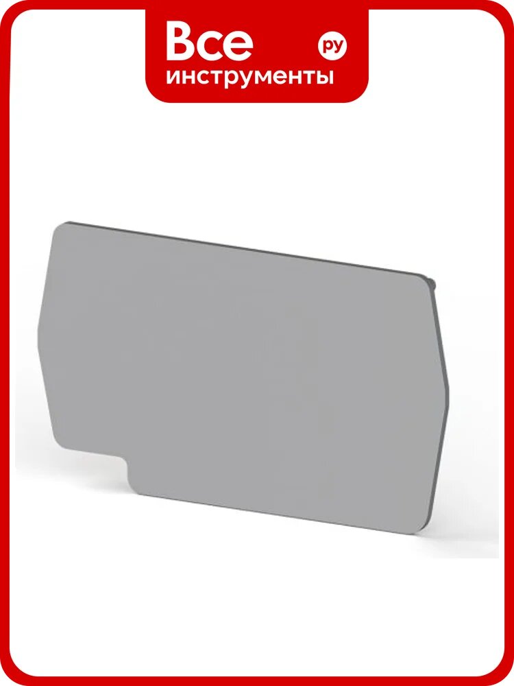 Концевой сегмент на клеммники Klemsan PYK2,5 (серый); NPP/PYK 1,5/2,5 100 шт. 0.0.0.4.446449