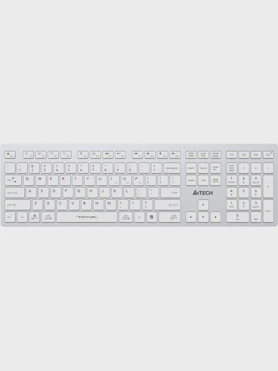 Клавиатура беспроводная A4Tech FBX50C WHITE