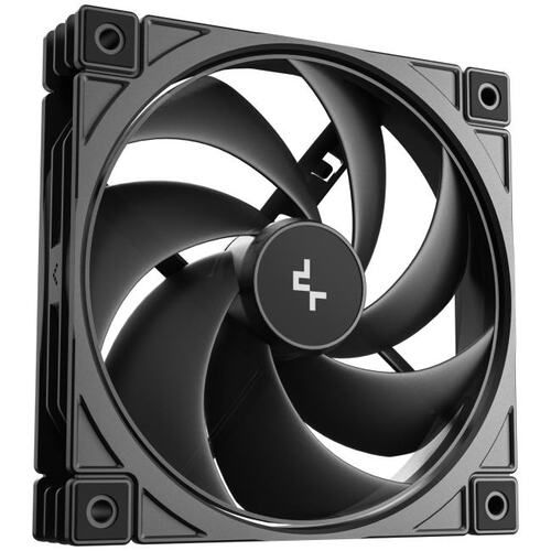 Вентилятор DeepCool FD12 V2 120мм, 4-pin, 2500об/мин, 35.6 дБ, черный, Ret (r-fd12v2-bknpn1-g)
