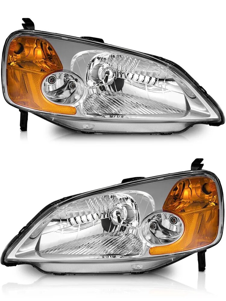 FEBERG Фара автомобильная, 1 шт, арт. 2001-2003 Honda Civic 2/Honda Civic 4Door（не поставляют с электрокорректором）