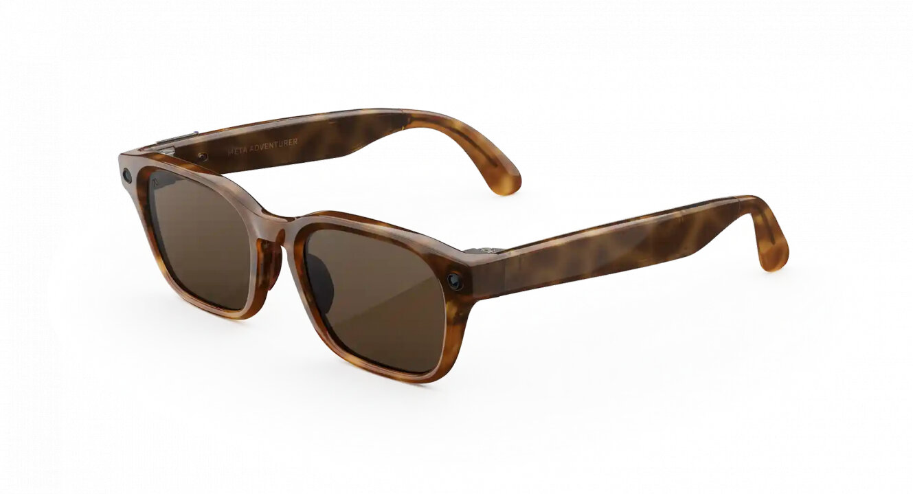 Умные очки с камерой и AI Adventurer, Classic Tortoise/Brown (Standard size)