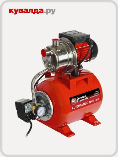 Изображение товара Установка для водоснабжения QUATTRO ELEMENTI AUTOMATICO 1001 INOX