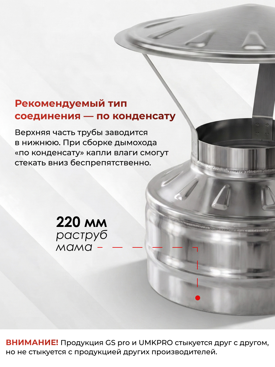 Оголовок 150х220, нержавеющая сталь AISI 430/430, 0,5мм/0,5мм, (К) — фото 1