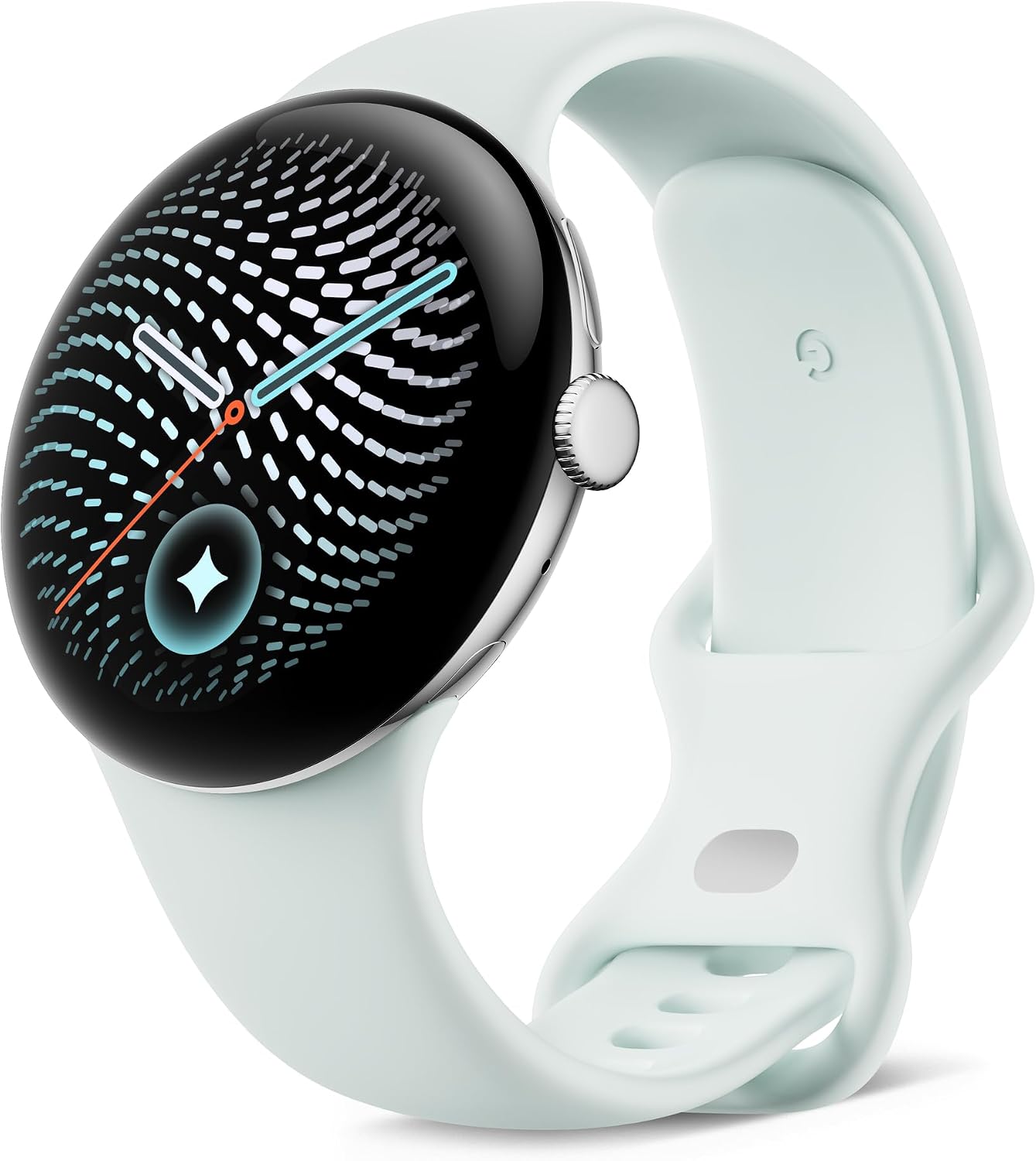 Умные часы Google Pixel Watch 5 45mm Wi-Fi (Polished Silver/Fog)
