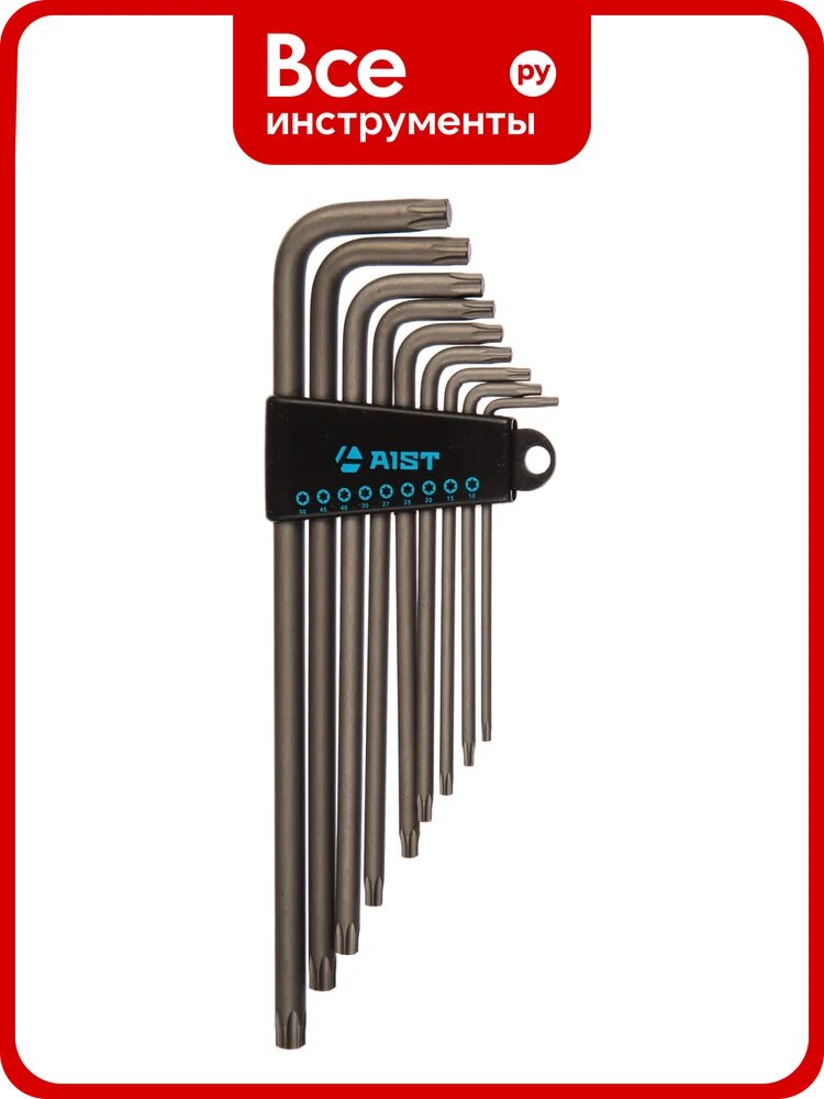 Набор Г-образных ключей TORX, 9 предметов AIST 1054309T 00-00017260