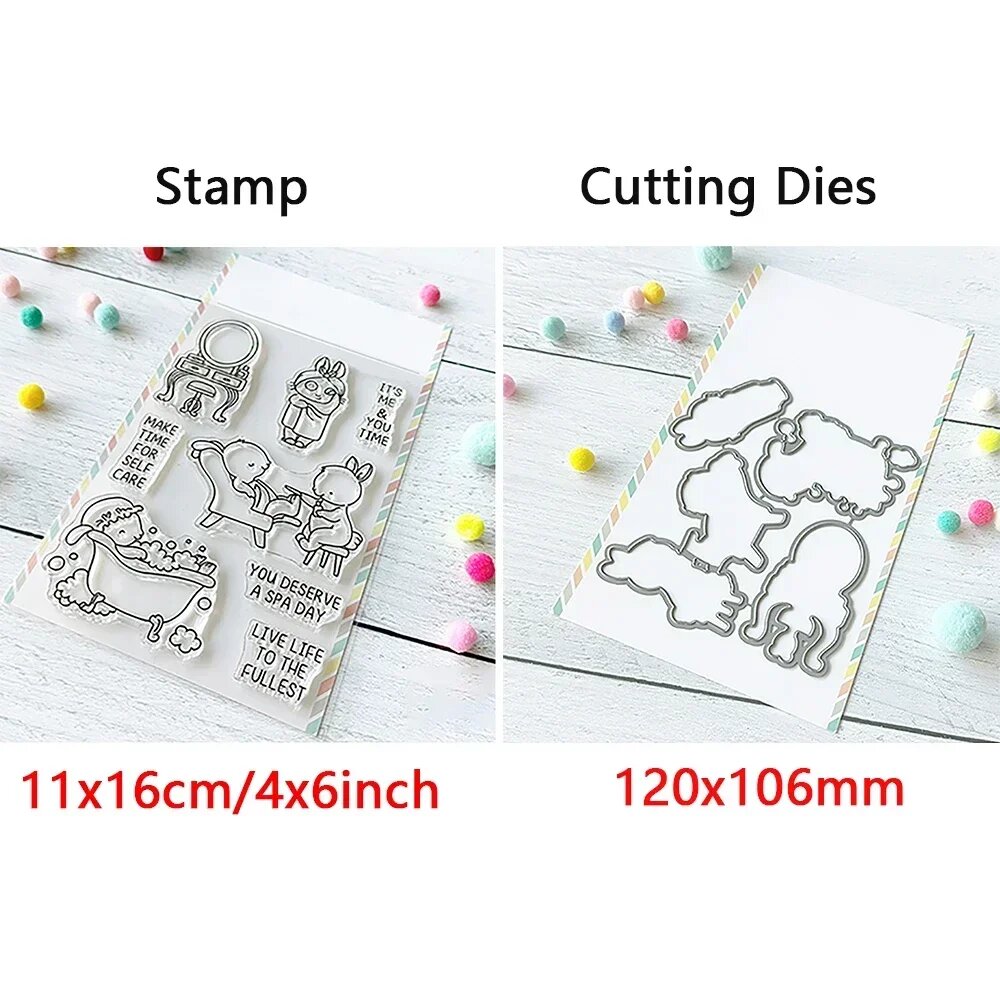 Набор штампов для скрапбукинга "День рождения" Only Clear Stamps, 20