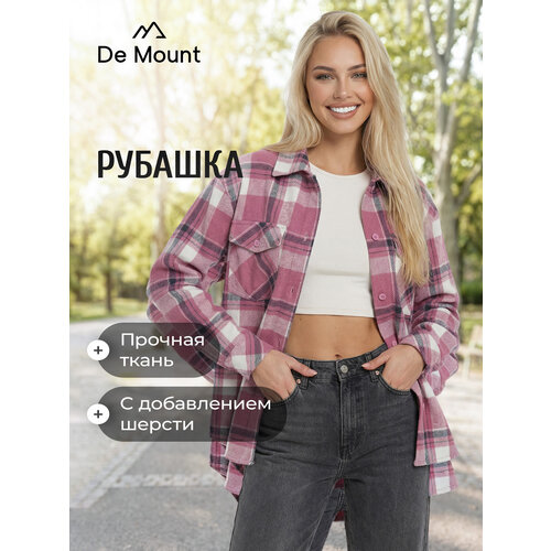 фото Рубашка de mount, размер 38-40, розовый