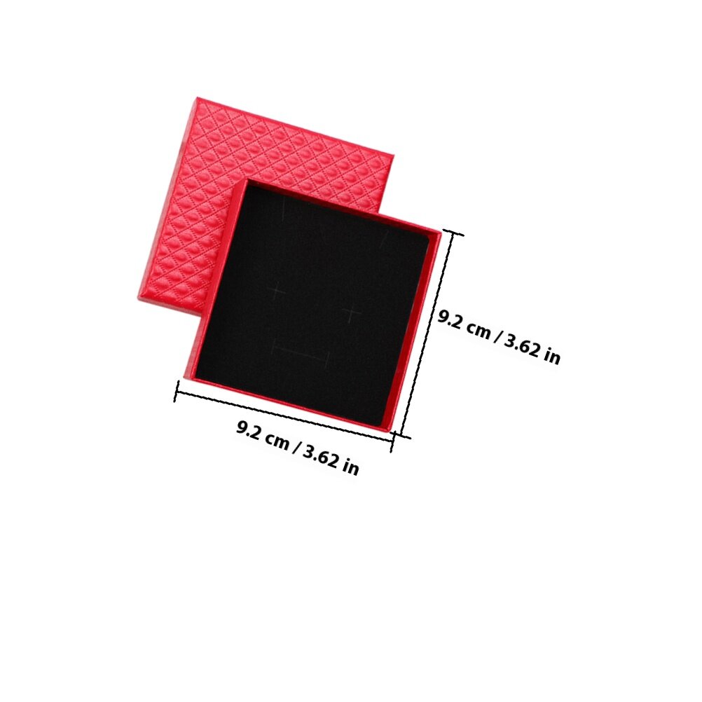 Коробки для украшений с функцией защиты содержимого 9.2x9 см 4 шт