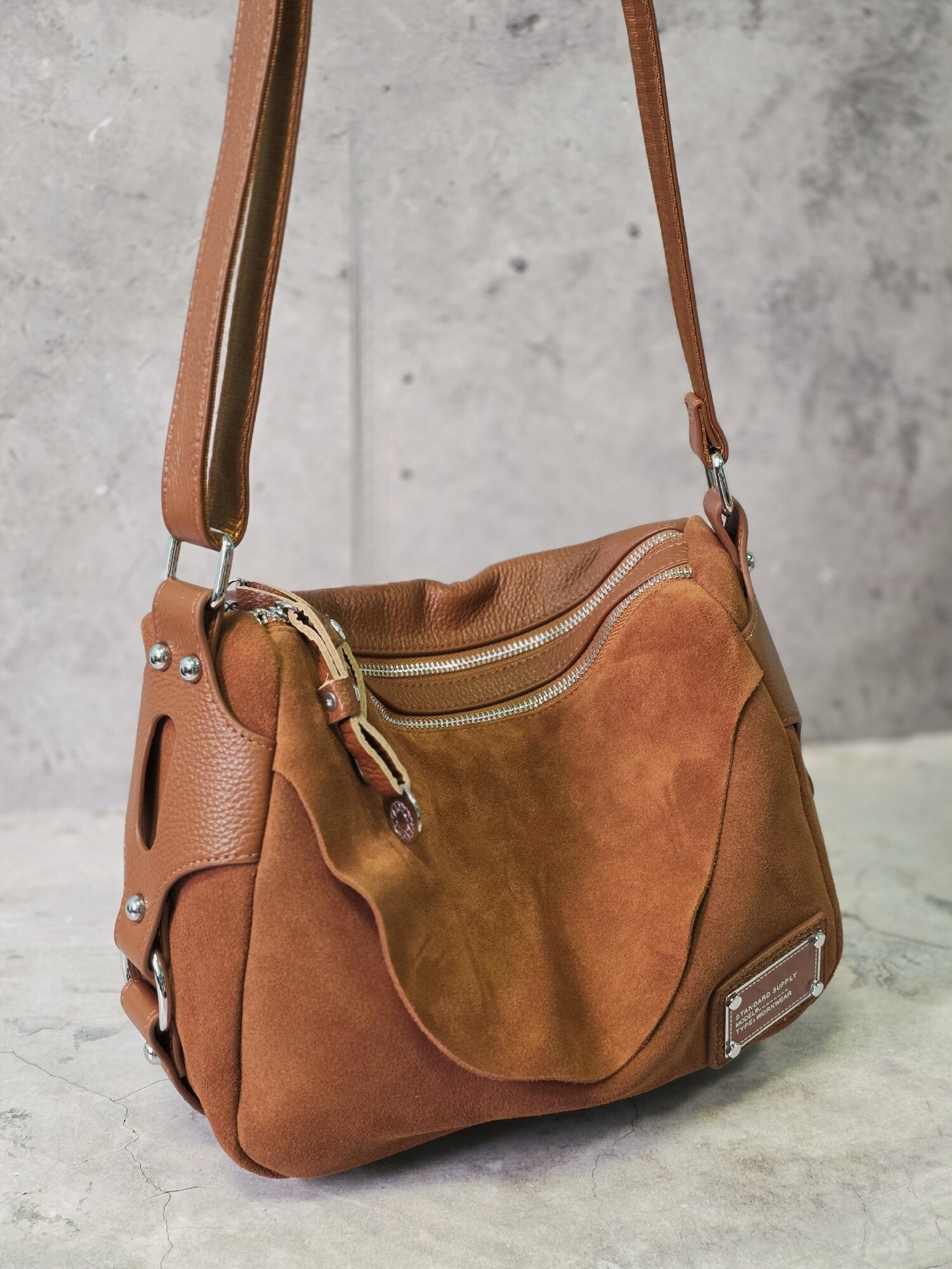 Сумка кросс-боди BAG irafrail BAG irafrail 9821 замшевая