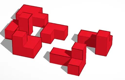 3D-пазл сборный геометрический, PLA, 3D-печать, арт. PZ-PUZ-CC-05face85d183