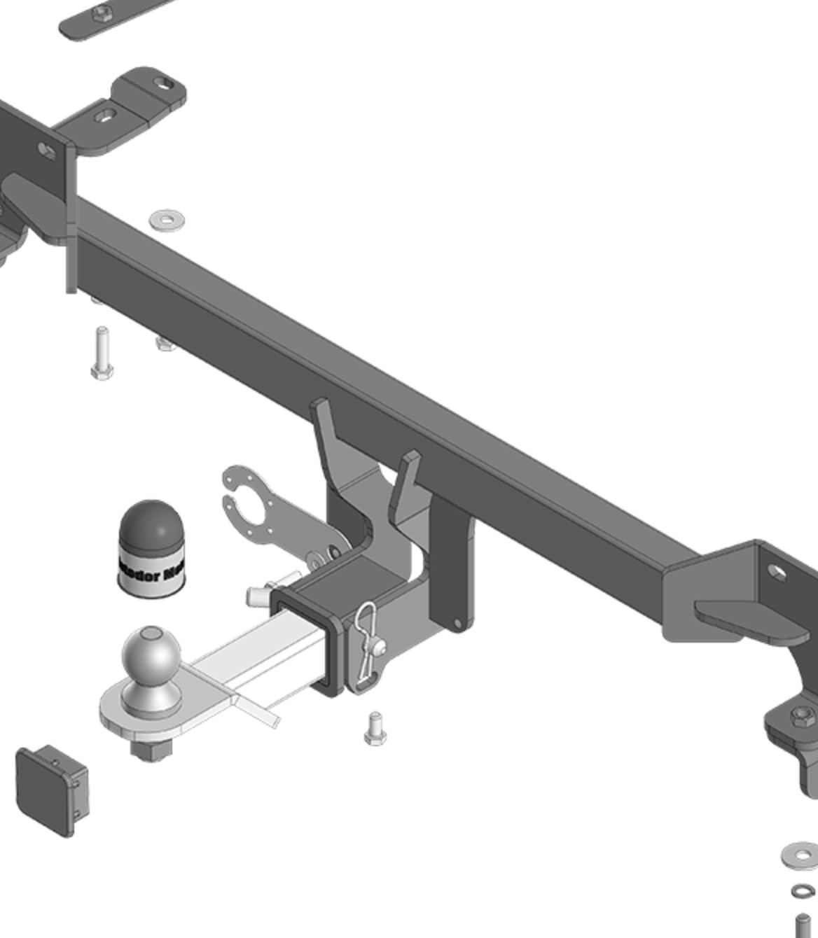 Фаркоп для GAC GS 4 2024- арт. MOTODOR.97808-E