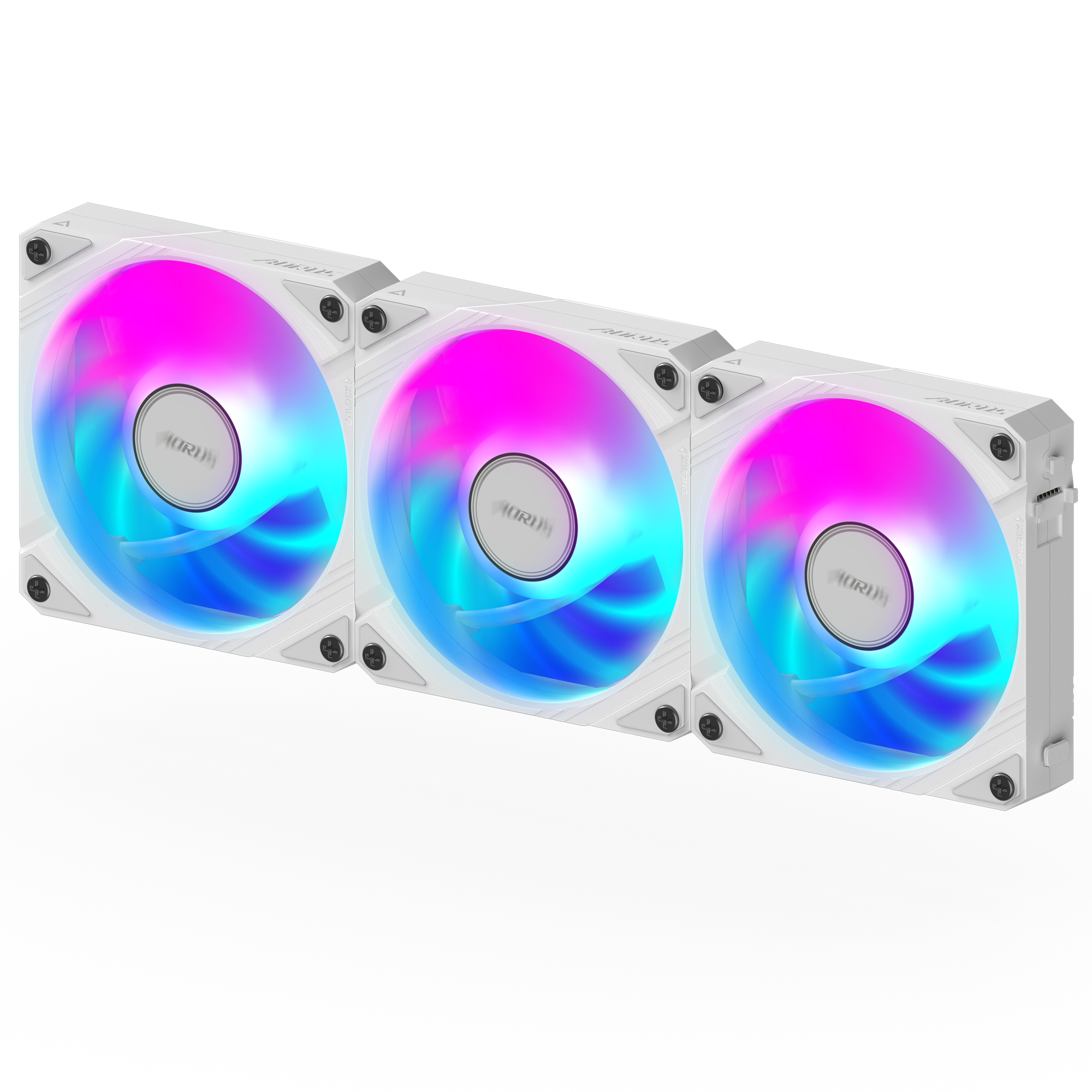 Вентилятор в корпус Gigabyte GIGABYTE GP-GBT EZFAN1203 ICE 3X120mm ARGB FANs set. PWM, 3 Pin