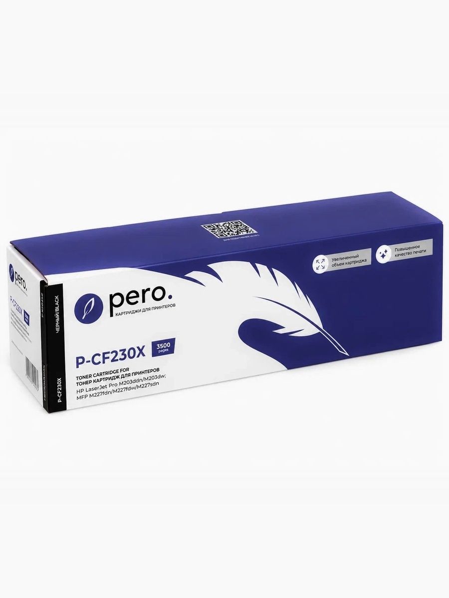 Тонер-картридж Pero Print CF230X, черный, 3500 стр, с чипом
