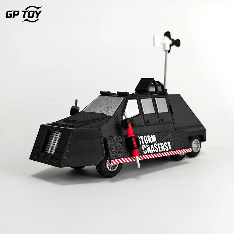 Игровой набор Storm Chasers: модель перехватчика торнадо TIV2, спортивная машинка, фигуры мутированного торнадо, цунами и песчаной бури для мальчиков