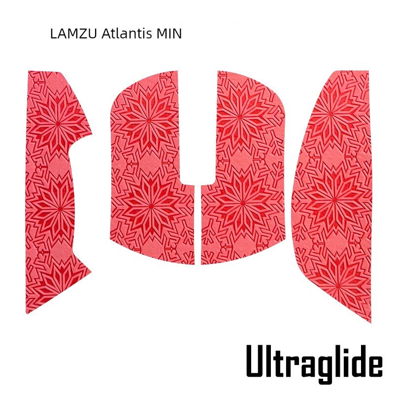 Ultraglide Atlantis MINI Champion Беспроводная мышь, розовый снежинковый узор, гейминг