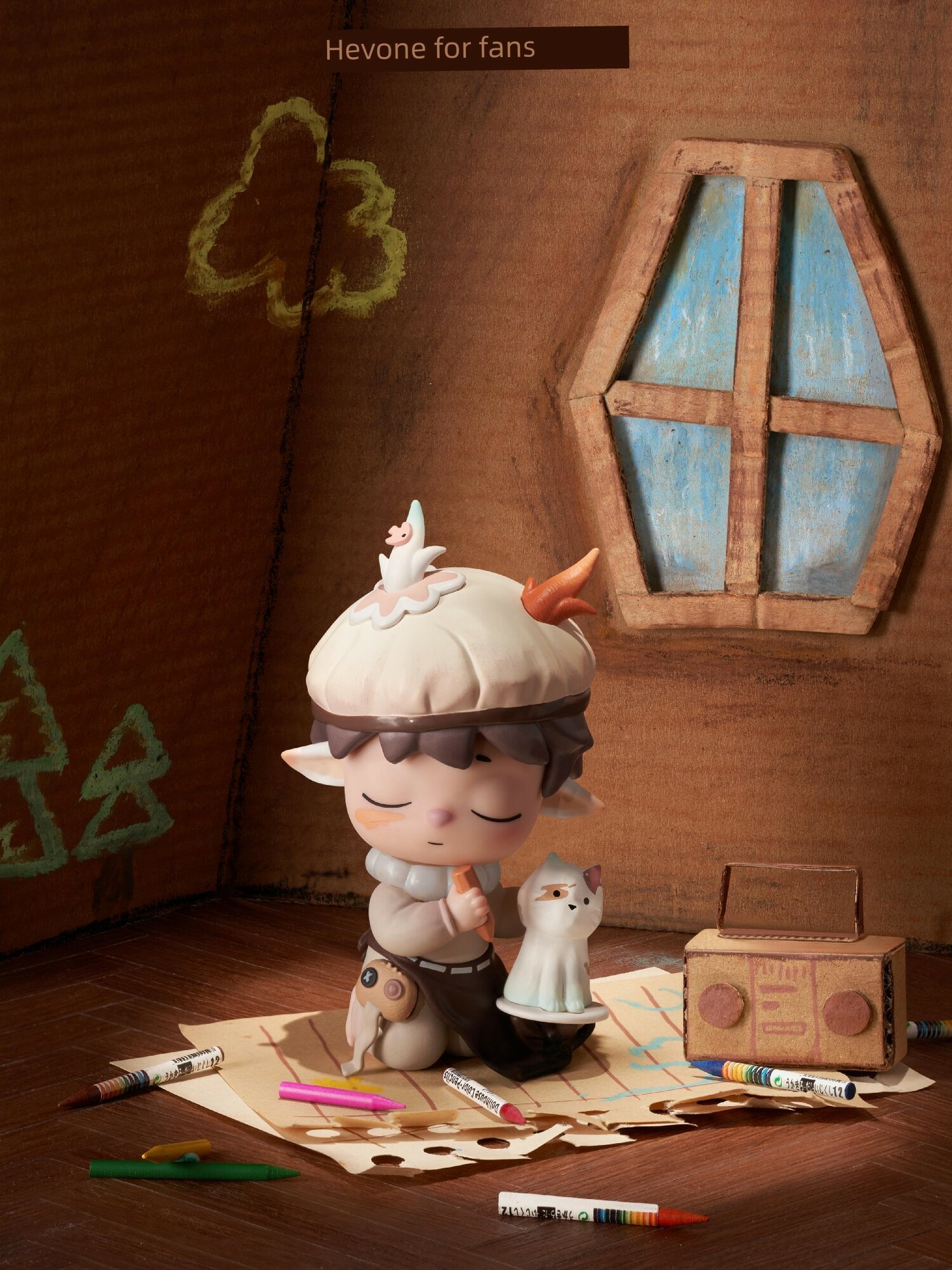 HEYONE MIMI Memories Tuning Blind Box Original Color Dawn Confirmed Figure Collectible Toy for Desktop Display