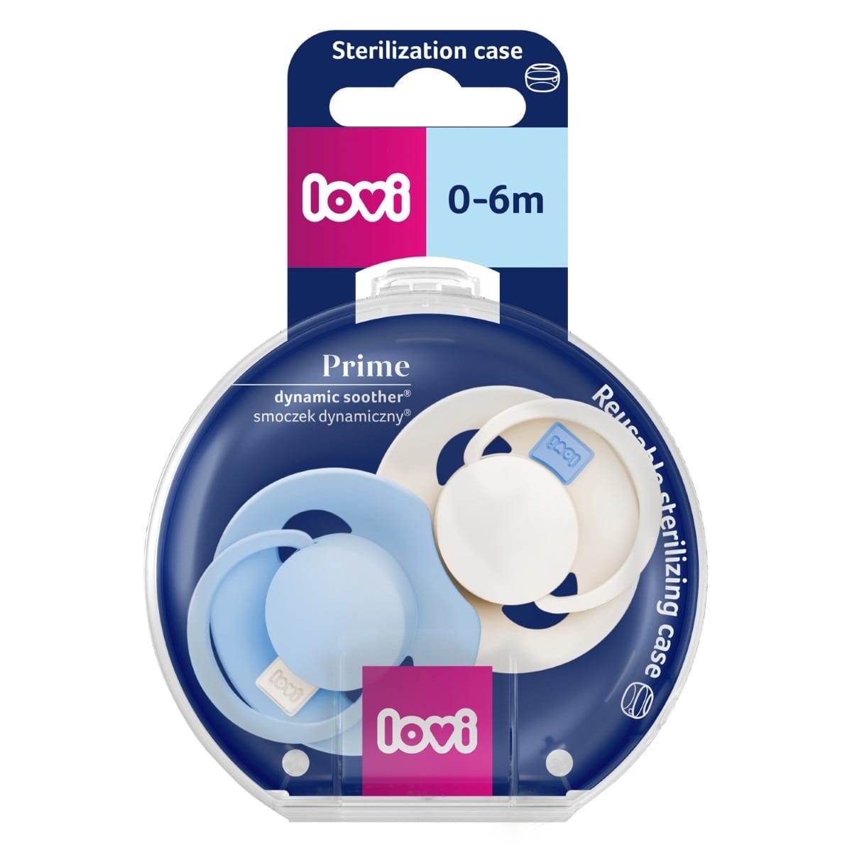 Пустышка Lovi Prime Tutti Frutti, бежевый, 2 шт