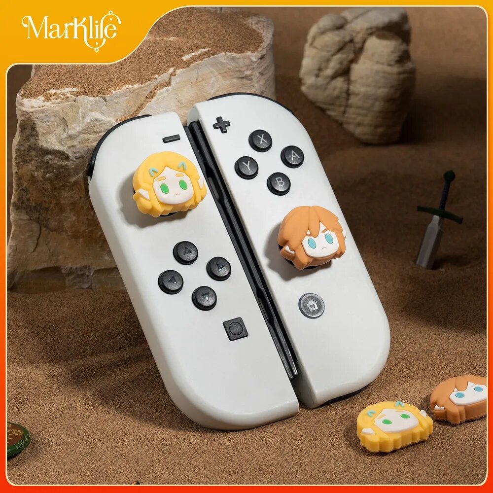 Крышка джойстика для Nintendo Switch, Lite, Oled 4 шт(Антискользящие насадки / Thumb Grips / на геймпад контроллер Нинтендо Свитч)