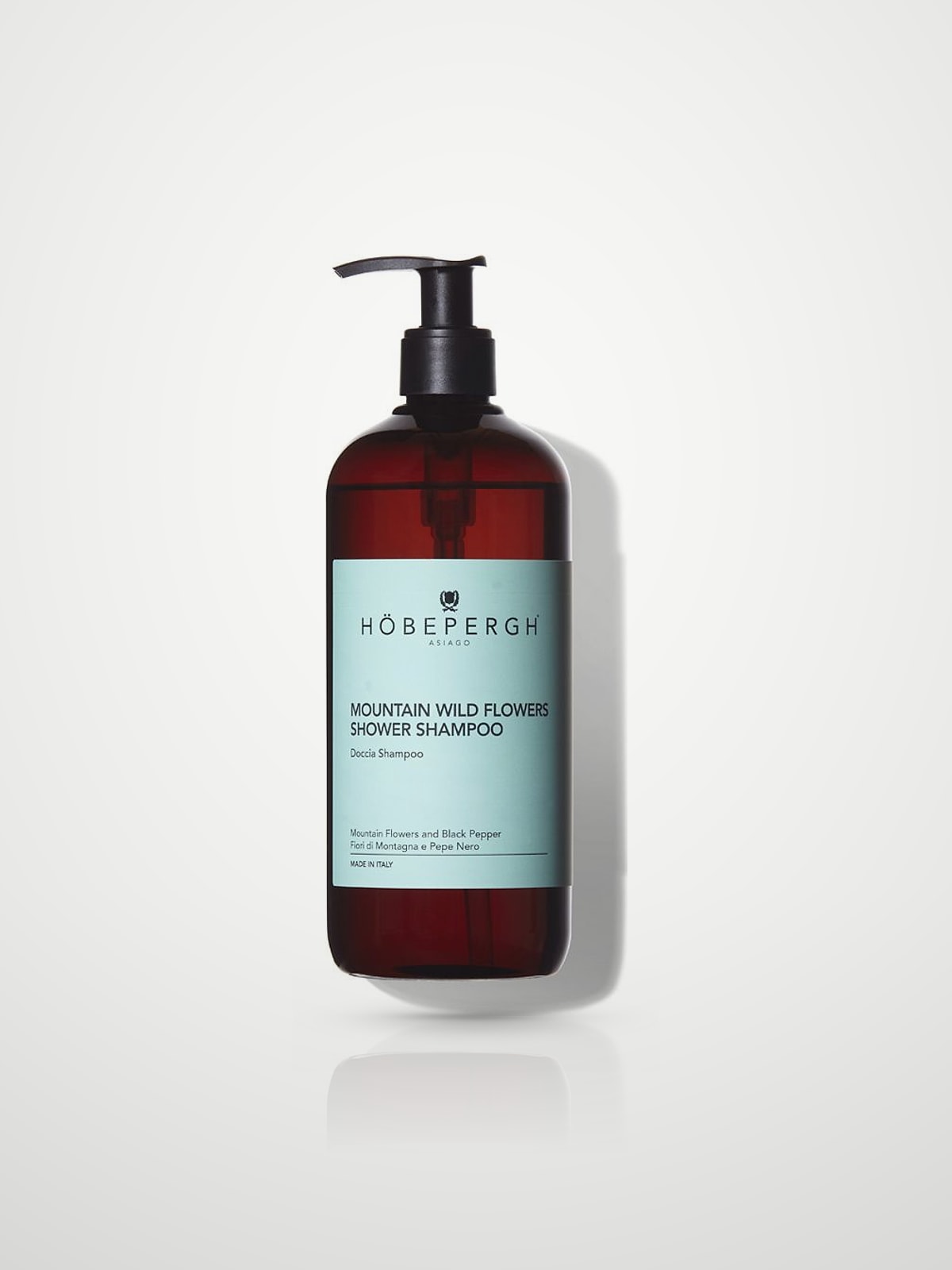 HOBE PERGH Mountain Wild Flowers Shower Shampoo 500 мл - энергизирующий шампунь для тела и волос