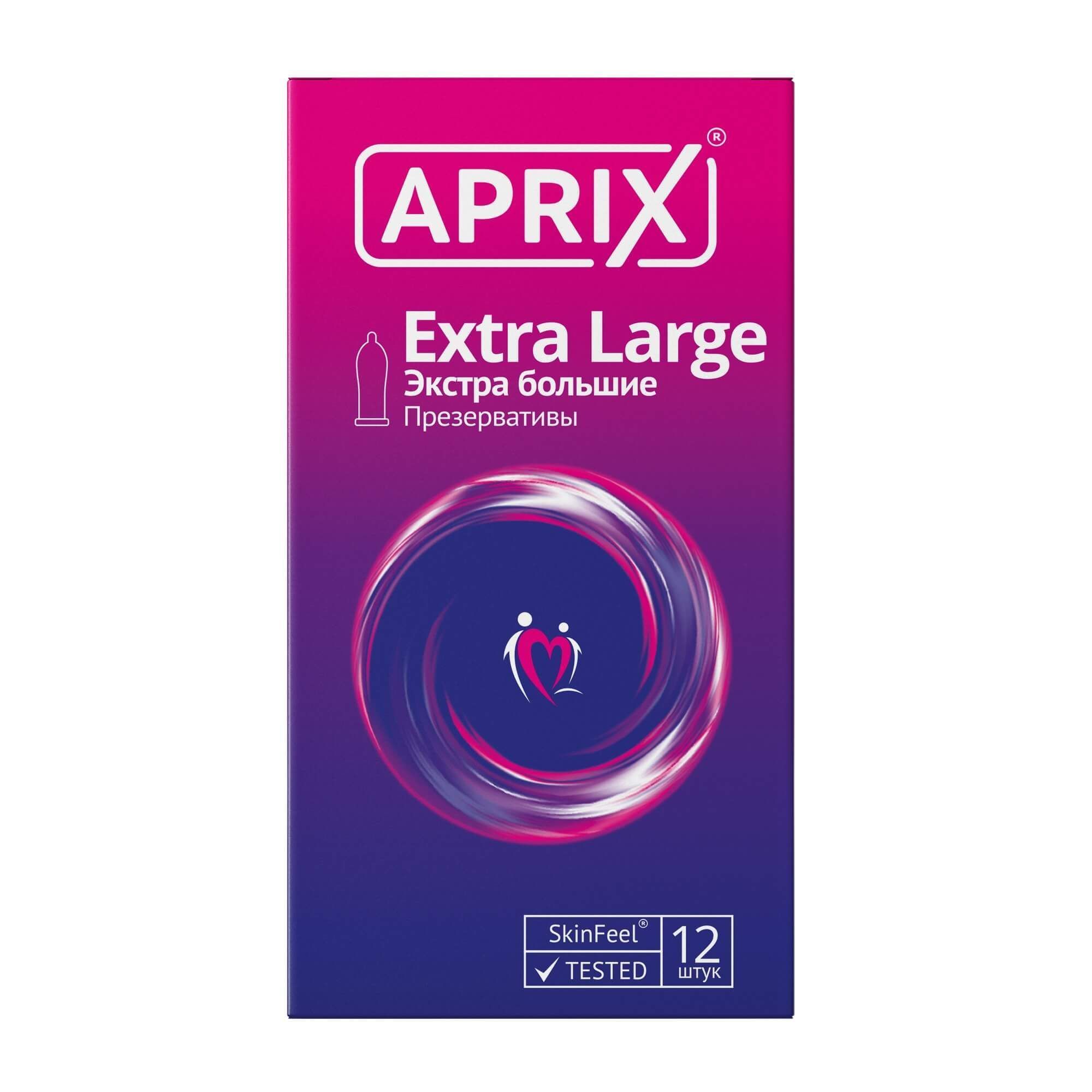 Презервативы, aprix, extra large, 12 шт.