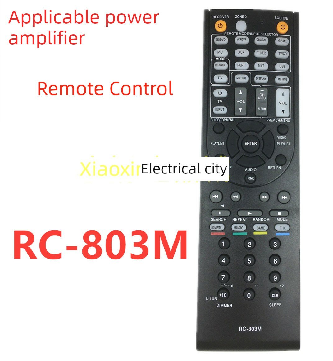 Заменительный пульт ДУ для Onkyo RC-803M TX-NR609 S7409 S8409 AV ресивер 4K USB Bluetooth