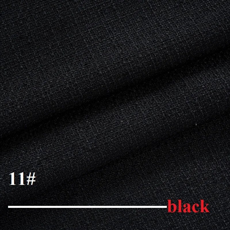 Полиэстер твидовая ткань 145 см Черный, 2 x1.45 metre, black
