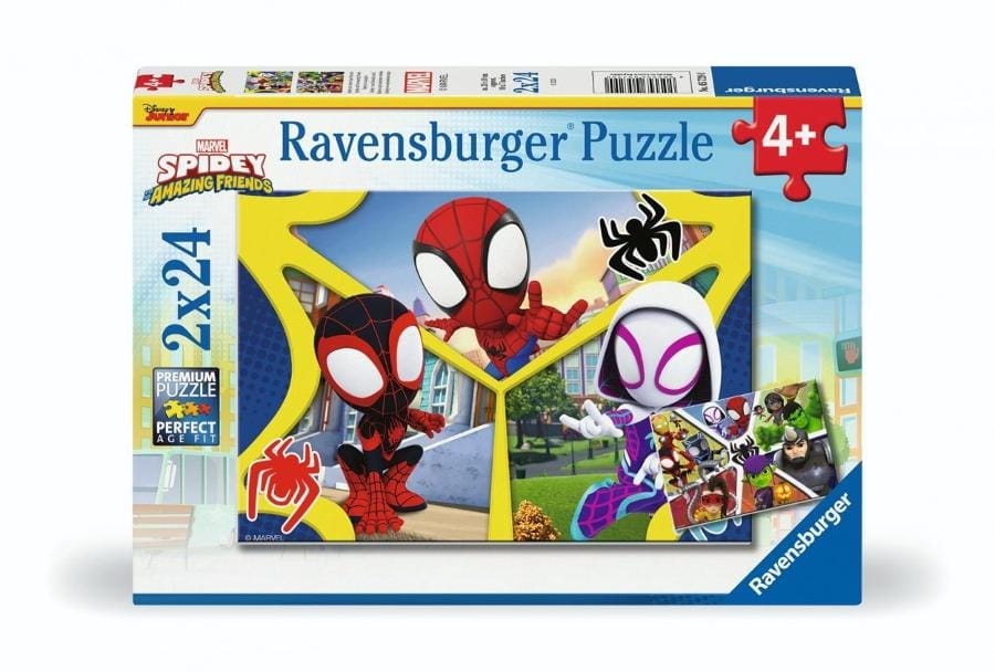 Пазл Ravensburger Spidey and His Amazing Friends, 2x24 элемента