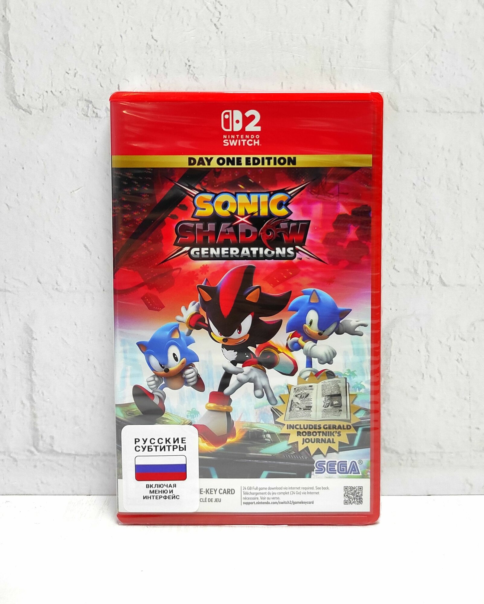 Sonic X Shadow Generations Day One Edition Русские субтитры Видеоигра на картридже Nintendo Switch 2