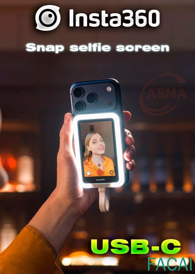 Магнитный внешний монитор для селфи insta360 Snap selfie screen с подсветкой