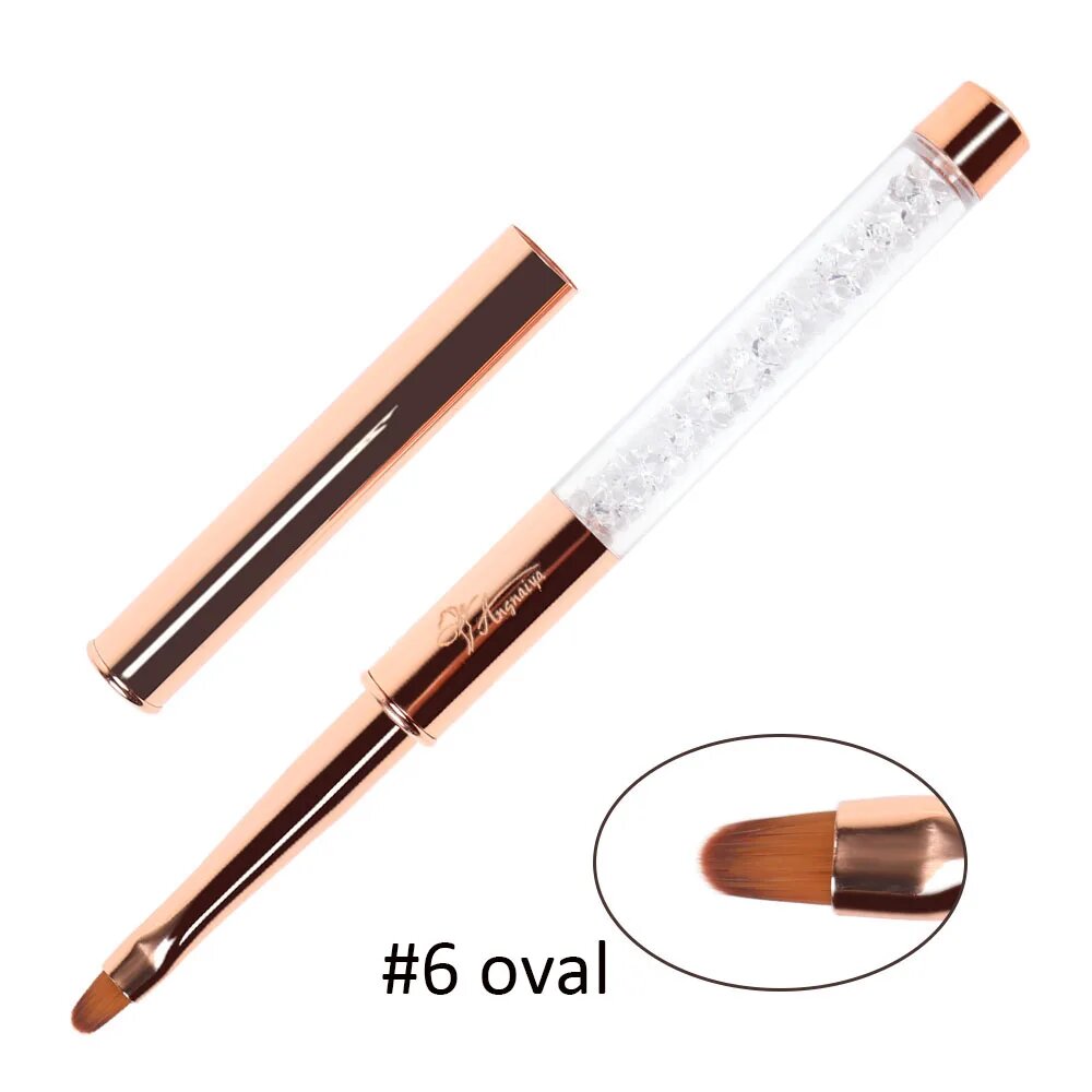 BQAN Кисти для ногтей набор из 4 # 6 # 8 # Size 6