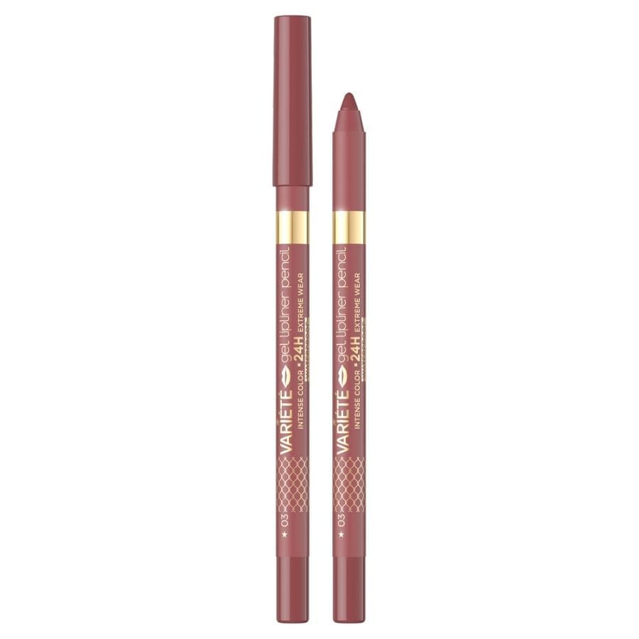 Карандаш для губ Eveline Cosmetics Variete водостойкий гелевый контурный карандаш для губ, 03 br zowy