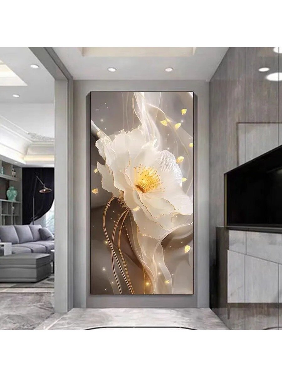 Алмазная мозаика art flowers 45х90(50х95см) без подрамника, Размеры, мм 500x950