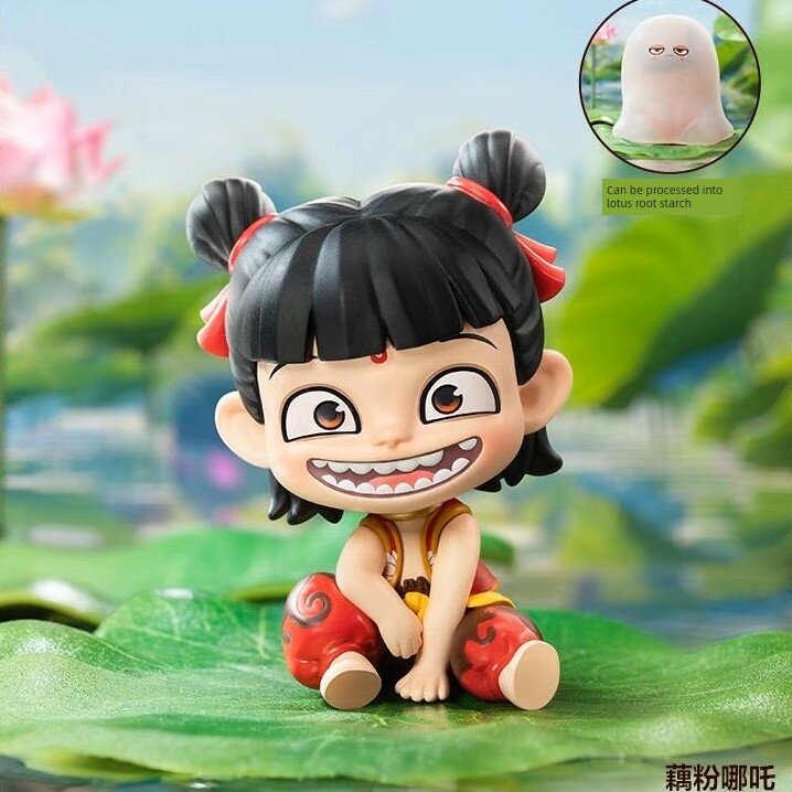 Фигурка POPMART NEZHA Ties That Bind серия подтвержденная фигурка Лотосовый Корень Нежа коллекционная игрушка