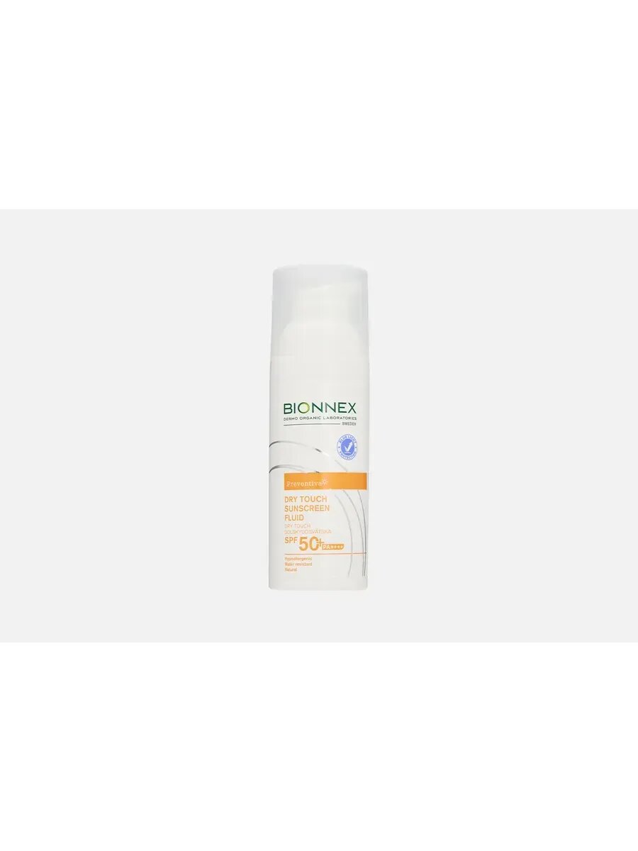 #Матирующий флюид для лица SPF 50+ BIONNEX DRY TOUCH SUNSCREEN FLUID 50 мл#