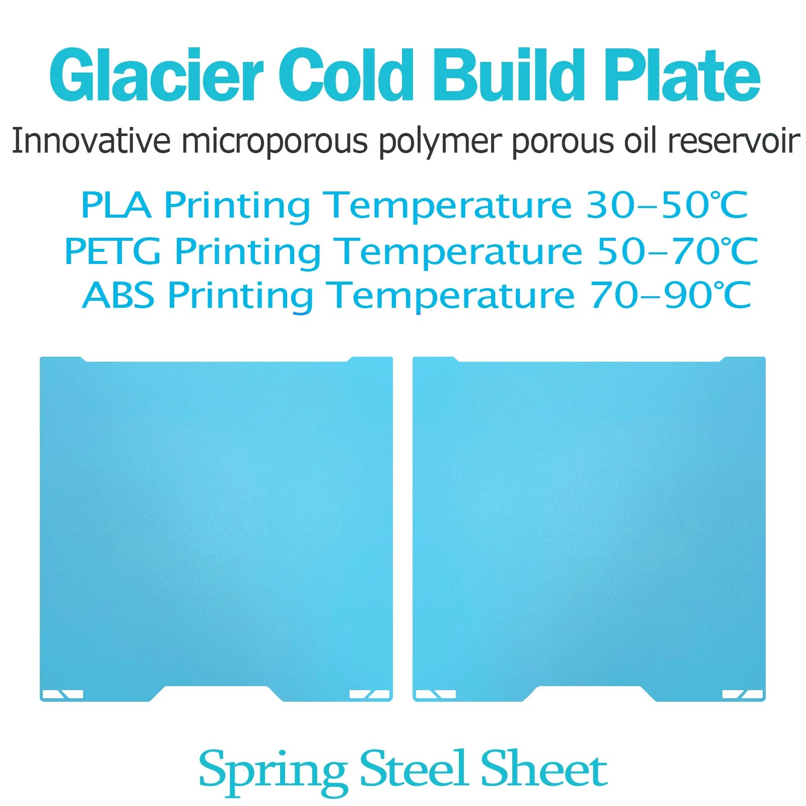 LIMITS Heatbed для Bambu Lab H2C A2L 335*325 мм Glacier Cold Plate