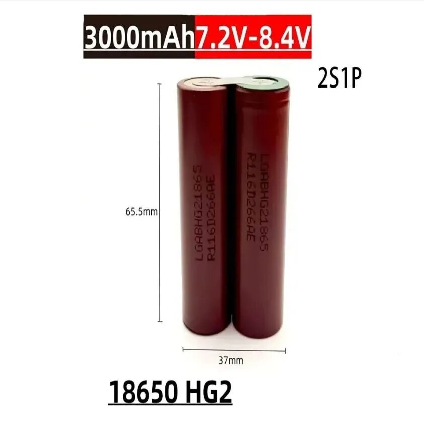 Аккумулятор для отвертки 7.2V 7.4V 7.8V 8.4V 3000 мАч, 1 шт.