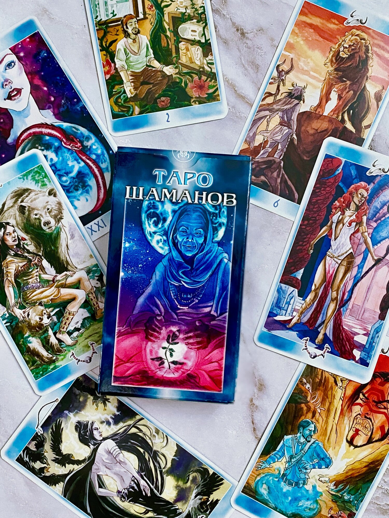 Таро Шаманов (Италия; карты 12х6,6см)/Shaman Tarot