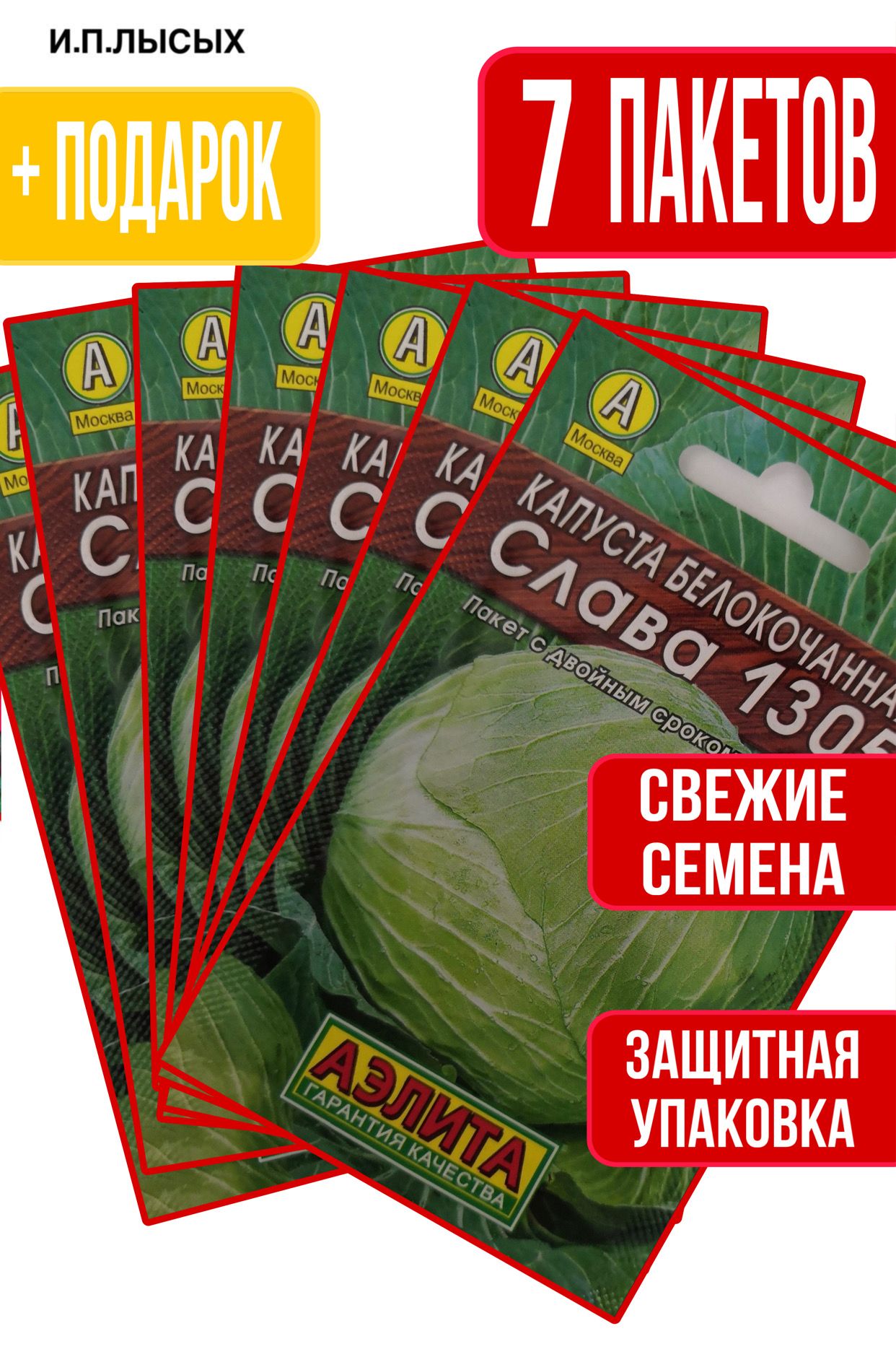 Семена капусты Слава 1305