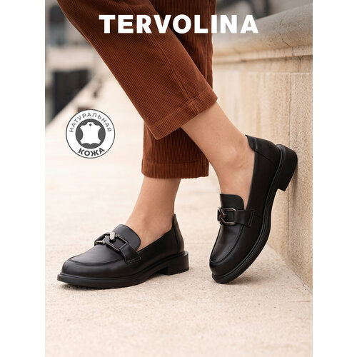 фото Туфли tervolina, размер соответствует, черный..