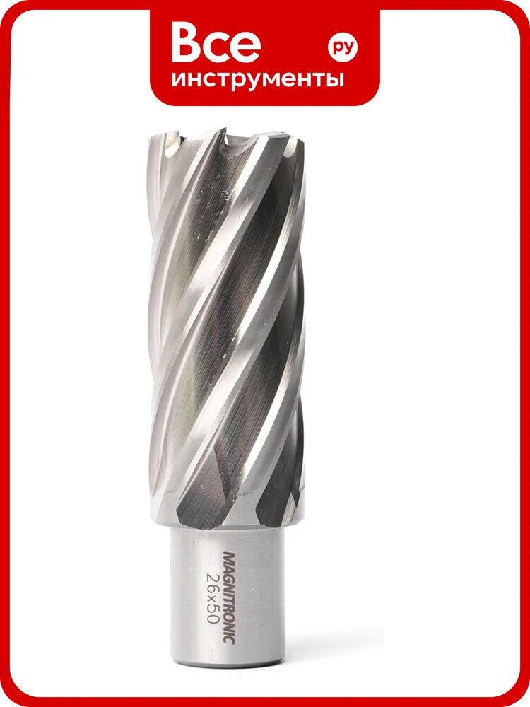 Сверло корончатое Magnitronic HSS (26х50 мм, Weldon19) DNHX40260 DNHX-40260