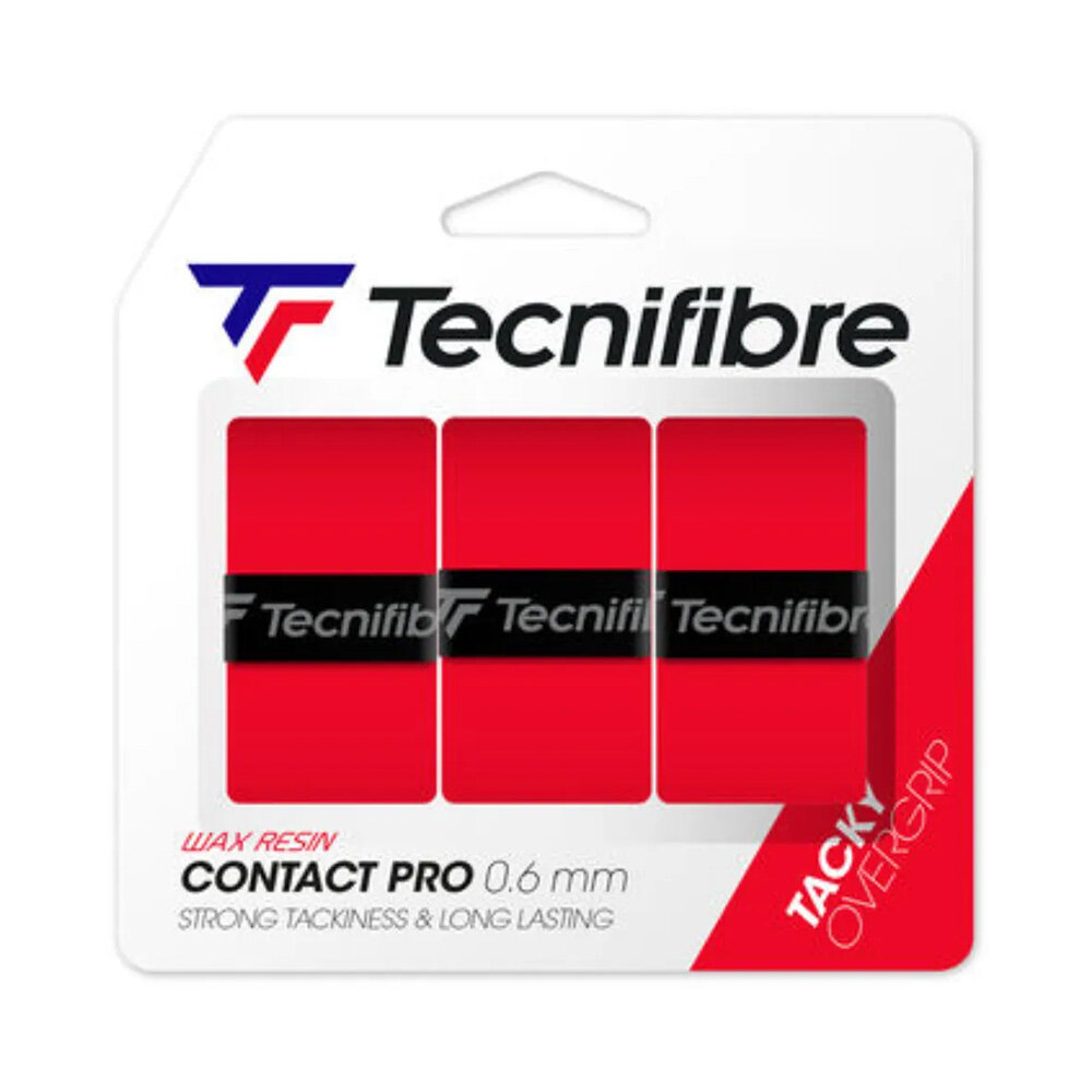 Овергрип Tecnifibre Pro Contact Rouge, 52ATPCONRD, 3шт, красный