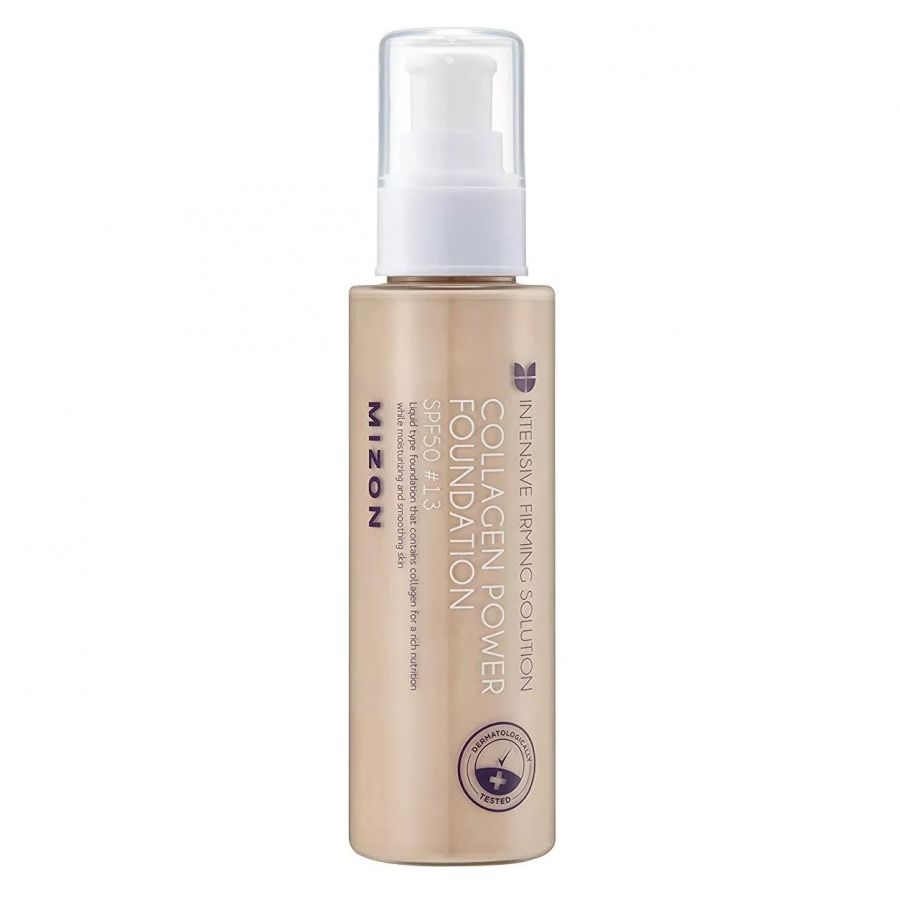 MIZON Тональная основа 100мл. COLLAGEN POWER FOUNDATION #13