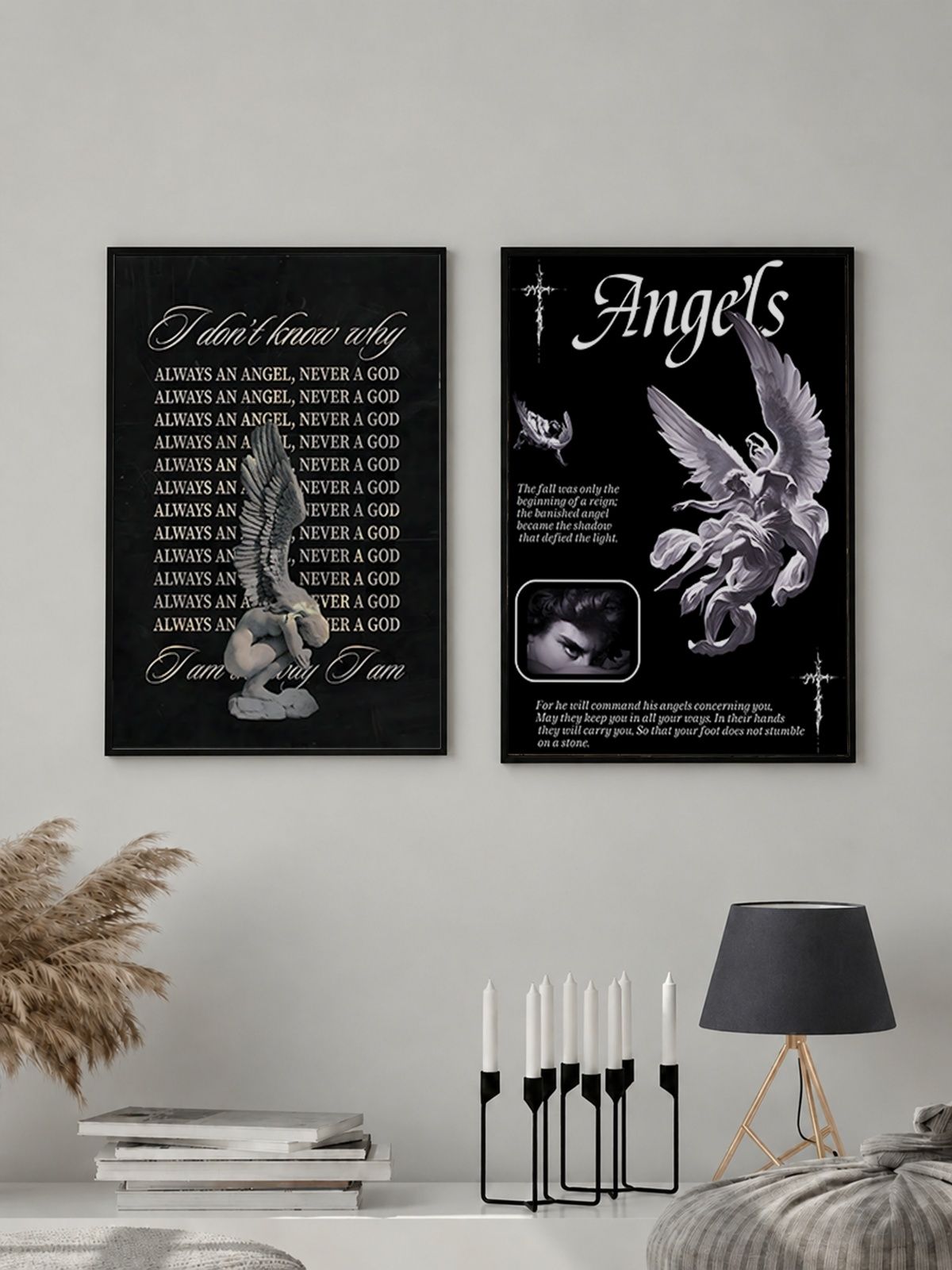 Набор Постеров / Плакатов Ангелы (Angels) 2 Листа А3