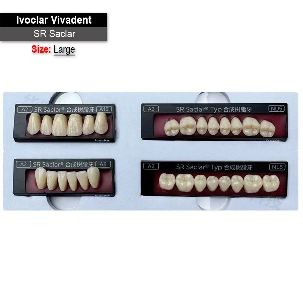 Комплект зубных протезов Ivoclar Vivadent Ivostar + Gnathostar SR Saclar - L