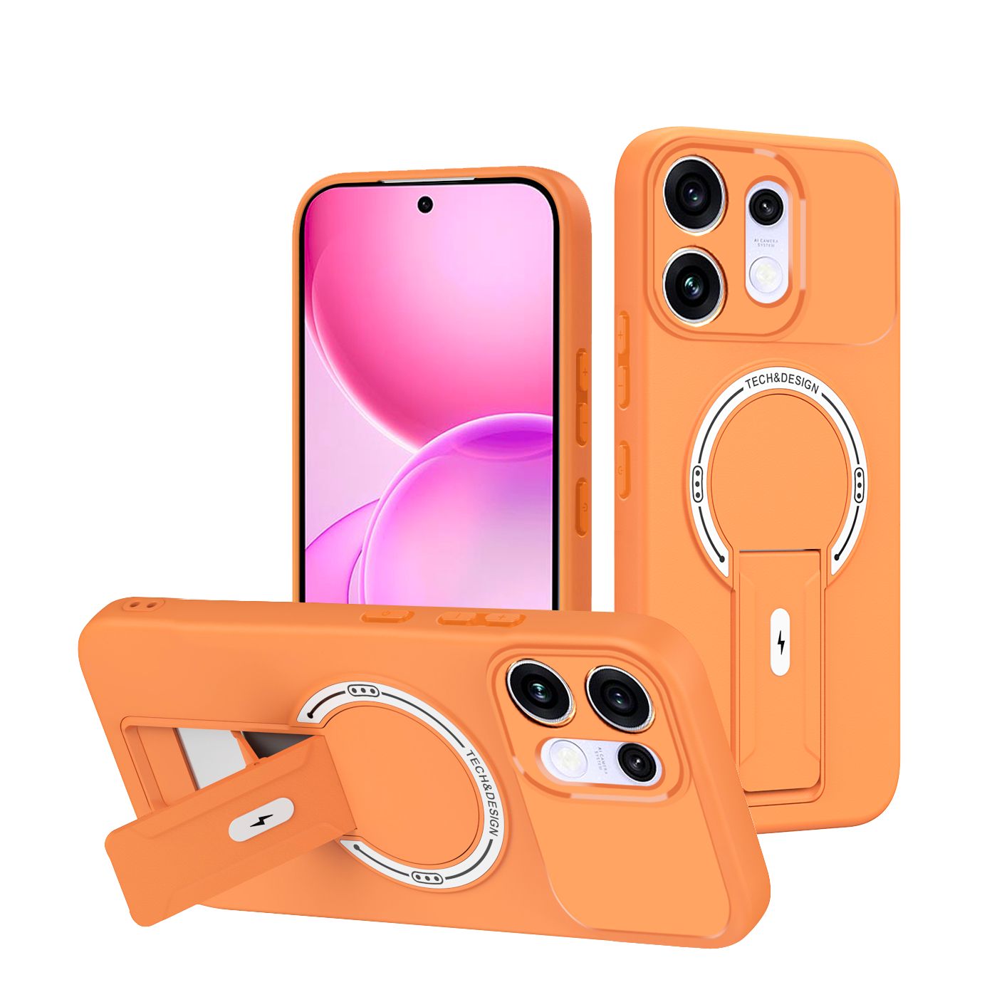 Чехол для телефона OPPO Reno16 / Reno 16 Pro 5G, приятный на ощупь, совместим с Magsafe