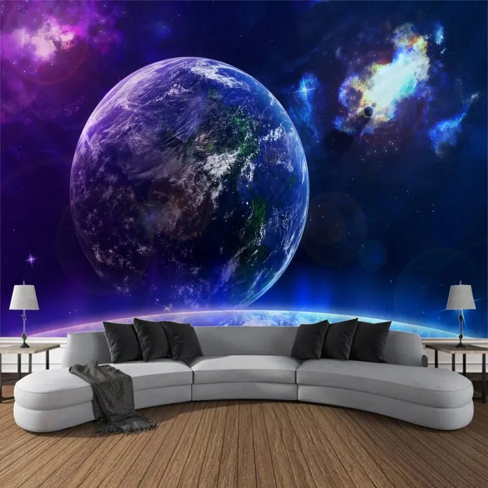 Настенный гобелен Космос из полиэстера 170x200cm, 5
