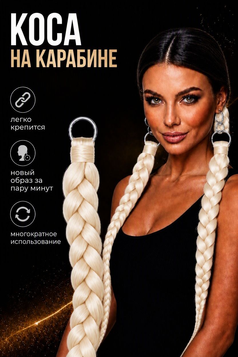 Коса на карабине цвет 630